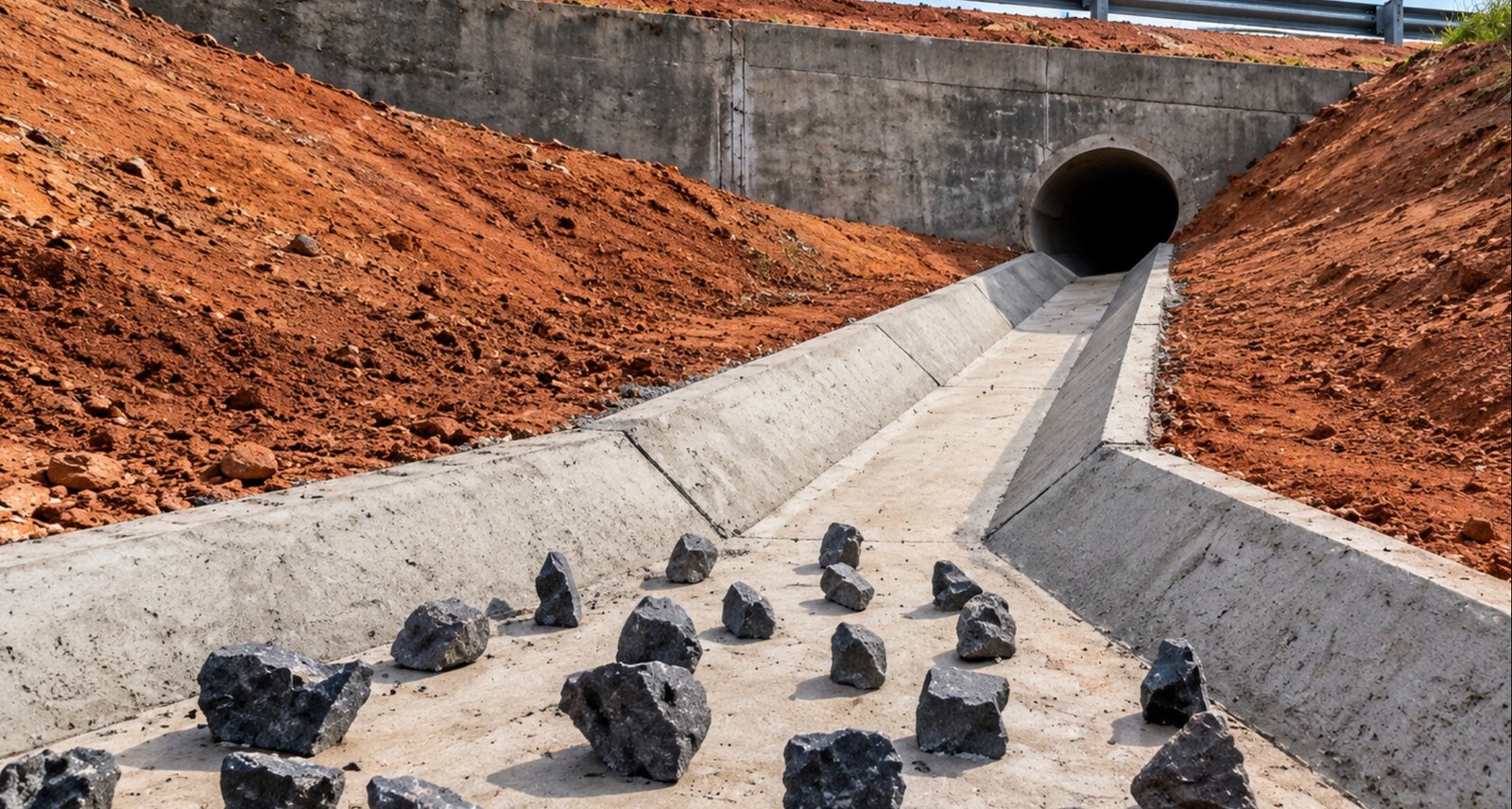 Recuperação de talude no KM 000+200 da pista sul